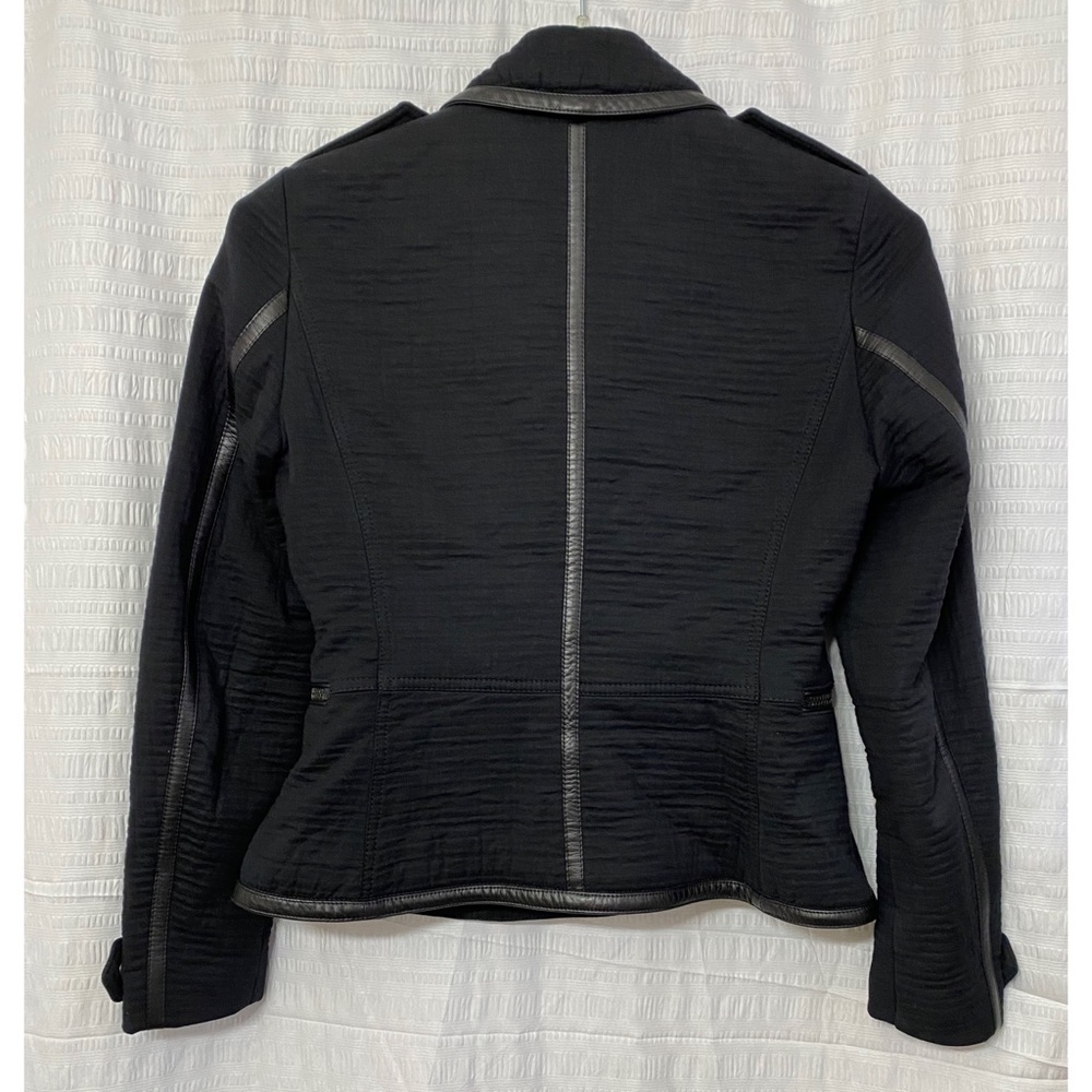 BURBERRY BRIT Textured Biker Jacket - Picture 14 of 14